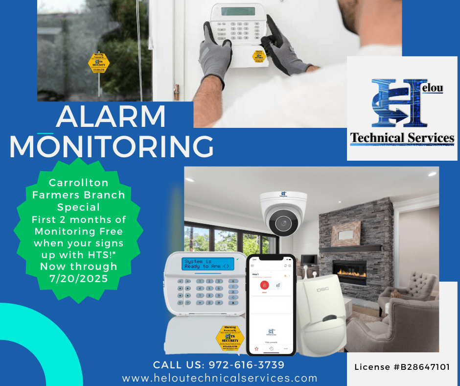 Carrollton Farmers Branch Alarm System Monitoring